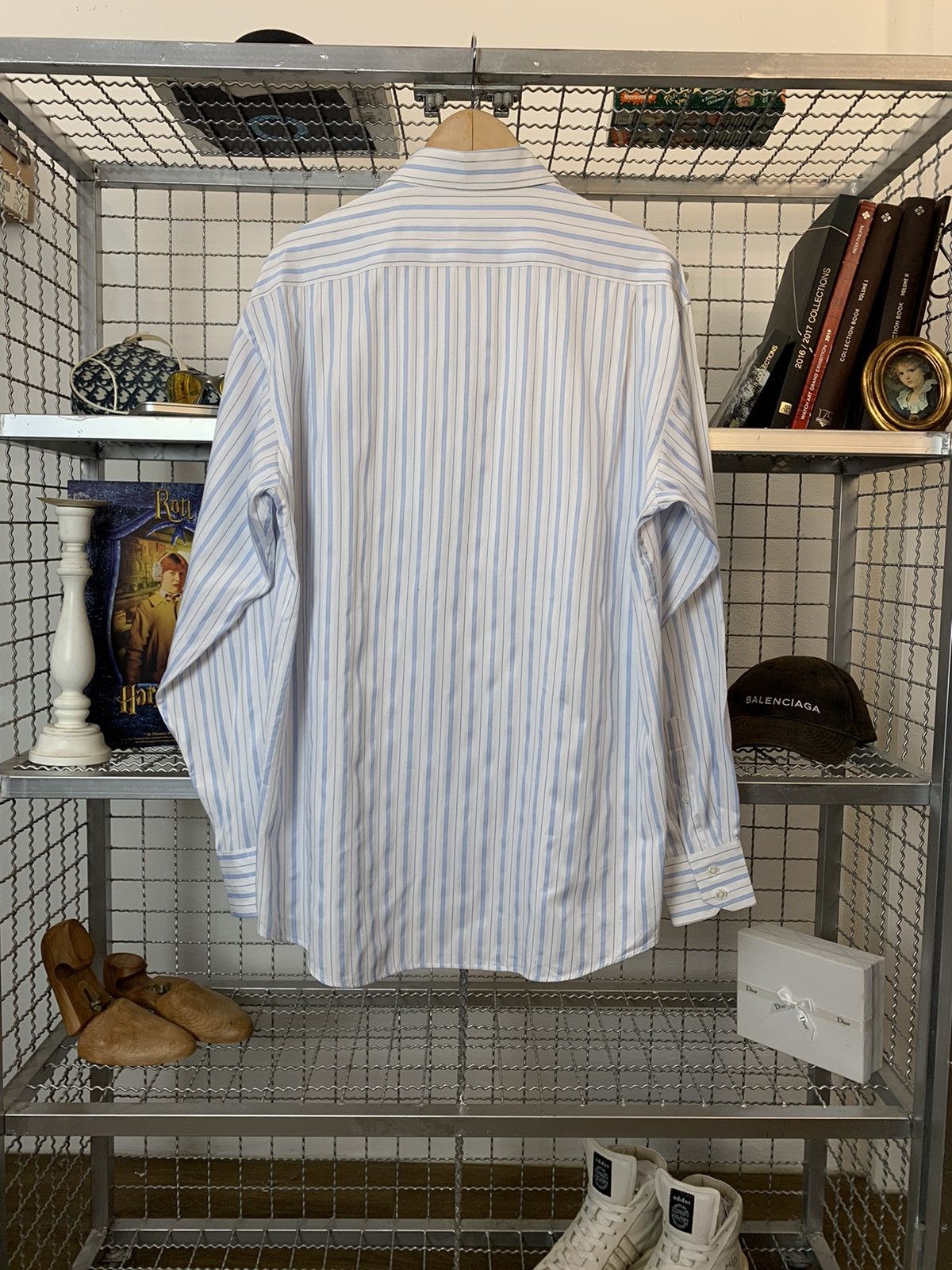 Giorgio Armani Giorgio Armani stripe Shirt Size US XXL / EU 58 / 5 - 8 Thumbnail