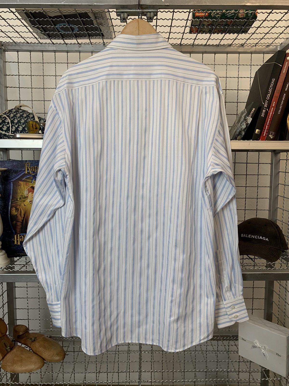 Giorgio Armani Giorgio Armani stripe Shirt Size US XXL / EU 58 / 5 - 9 Thumbnail