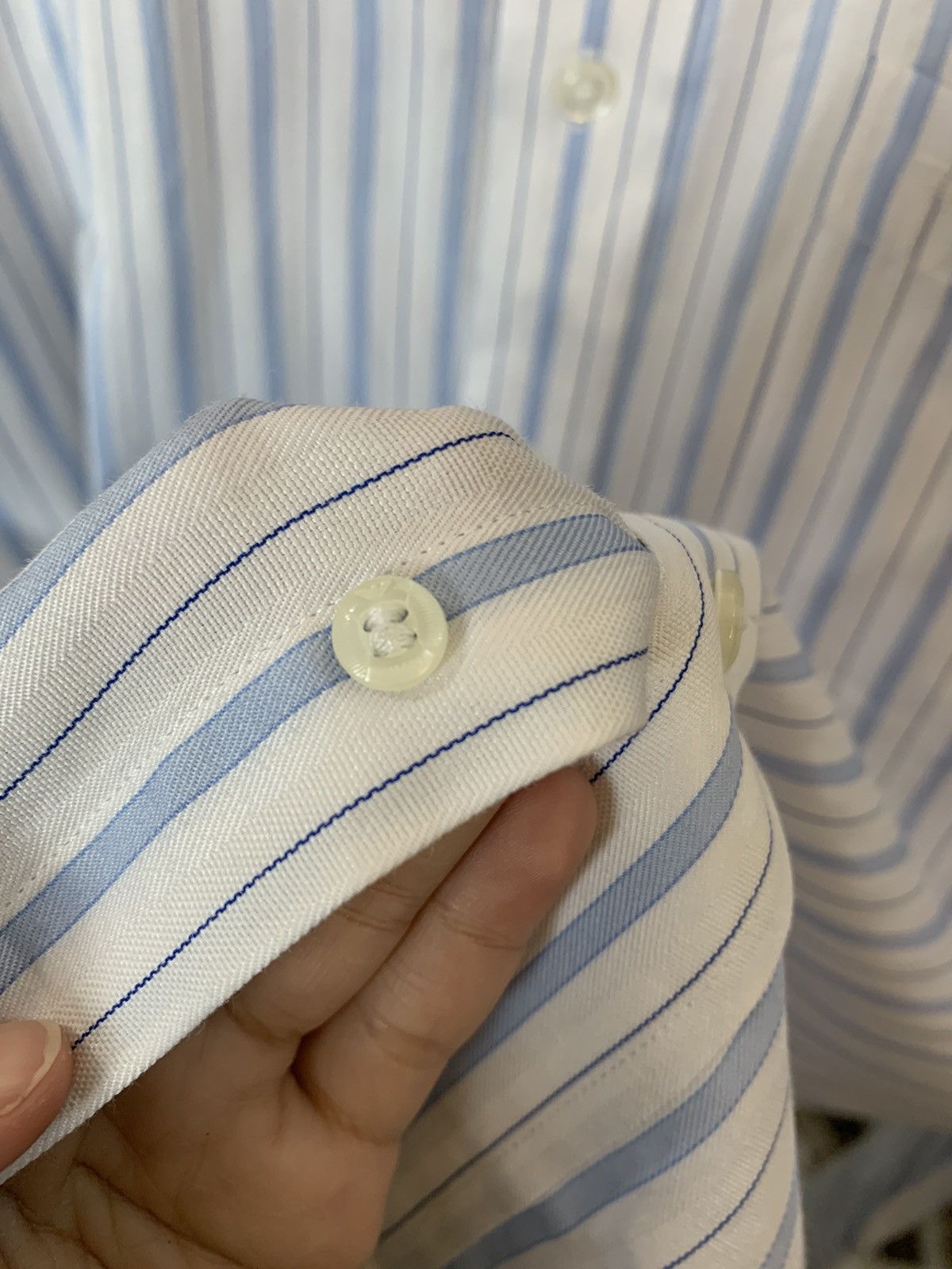 Giorgio Armani Giorgio Armani stripe Shirt Size US XXL / EU 58 / 5 - 15 Thumbnail