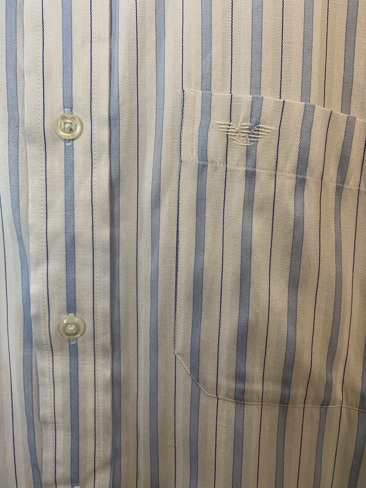 Giorgio Armani Giorgio Armani stripe Shirt Size US XXL / EU 58 / 5 - 6 Thumbnail