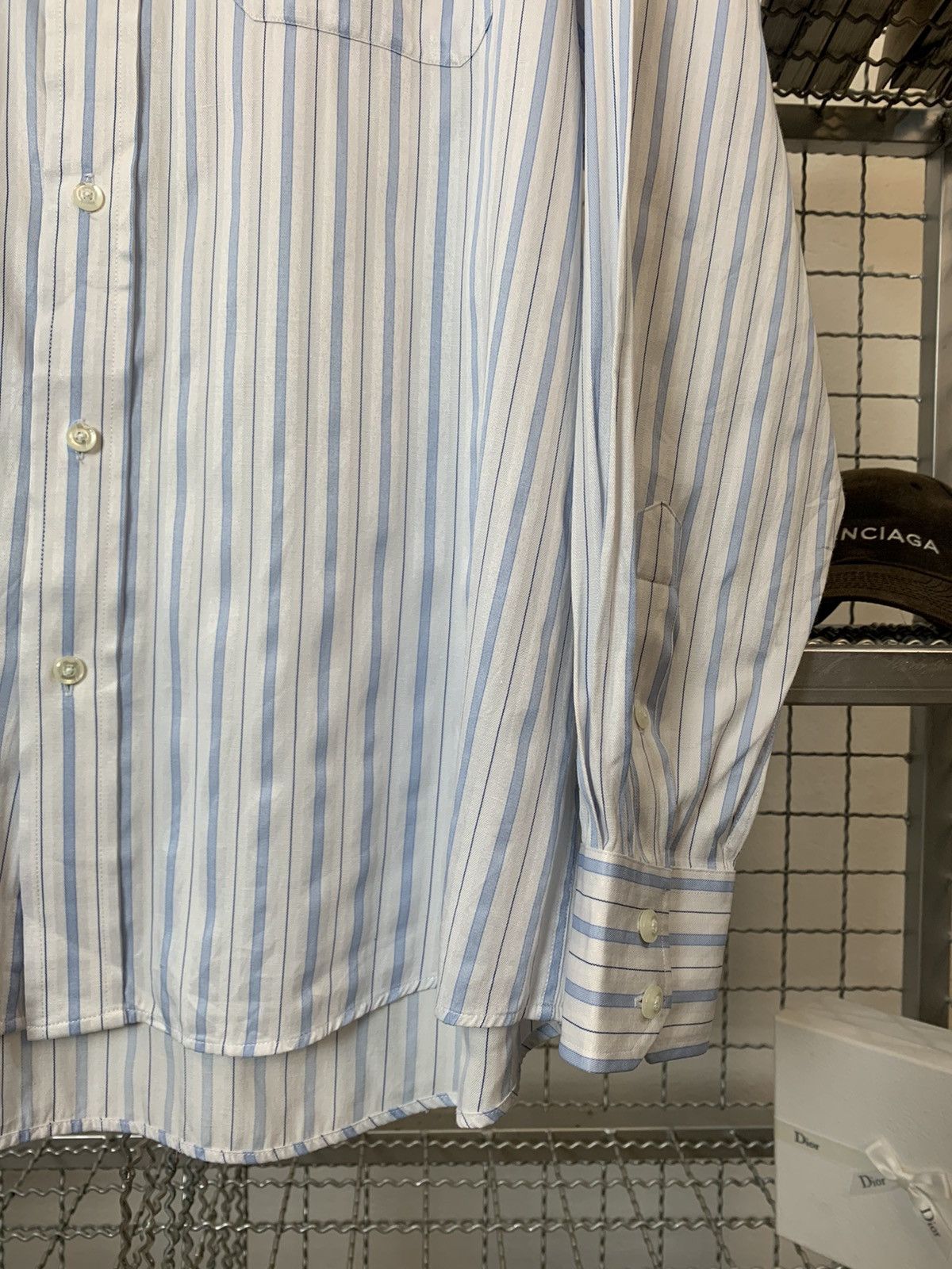 Giorgio Armani Giorgio Armani stripe Shirt Size US XXL / EU 58 / 5 - 7 Thumbnail