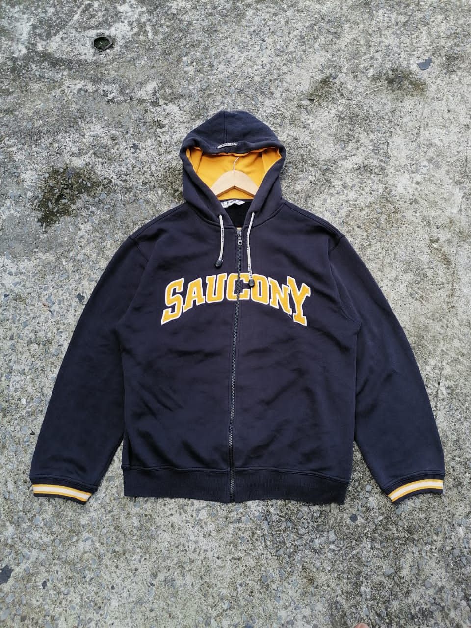 Saucony Saucony Spellout Zipper Hoodie Size US M / EU 48-50 / 2 - 1 Thumbnail