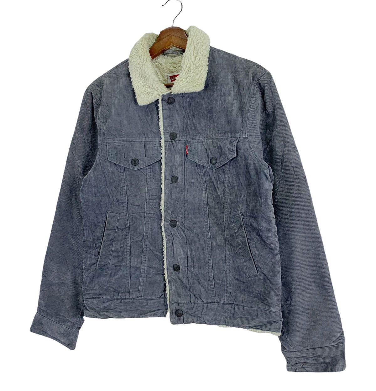 Levi's × Vintage VINTAGE LEVIS CORDUROY SHERPA TRUCKER JACKET Size US S / EU 44-46 / 1 - 2 Thumbnail