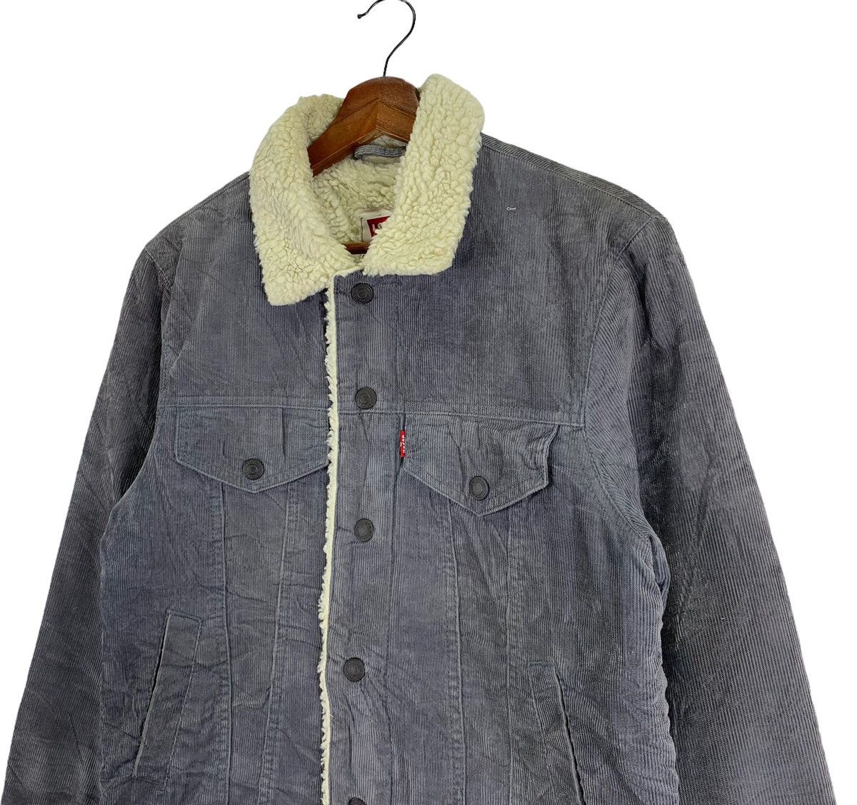 Levi's × Vintage VINTAGE LEVIS CORDUROY SHERPA TRUCKER JACKET Size US S / EU 44-46 / 1 - 4 Thumbnail