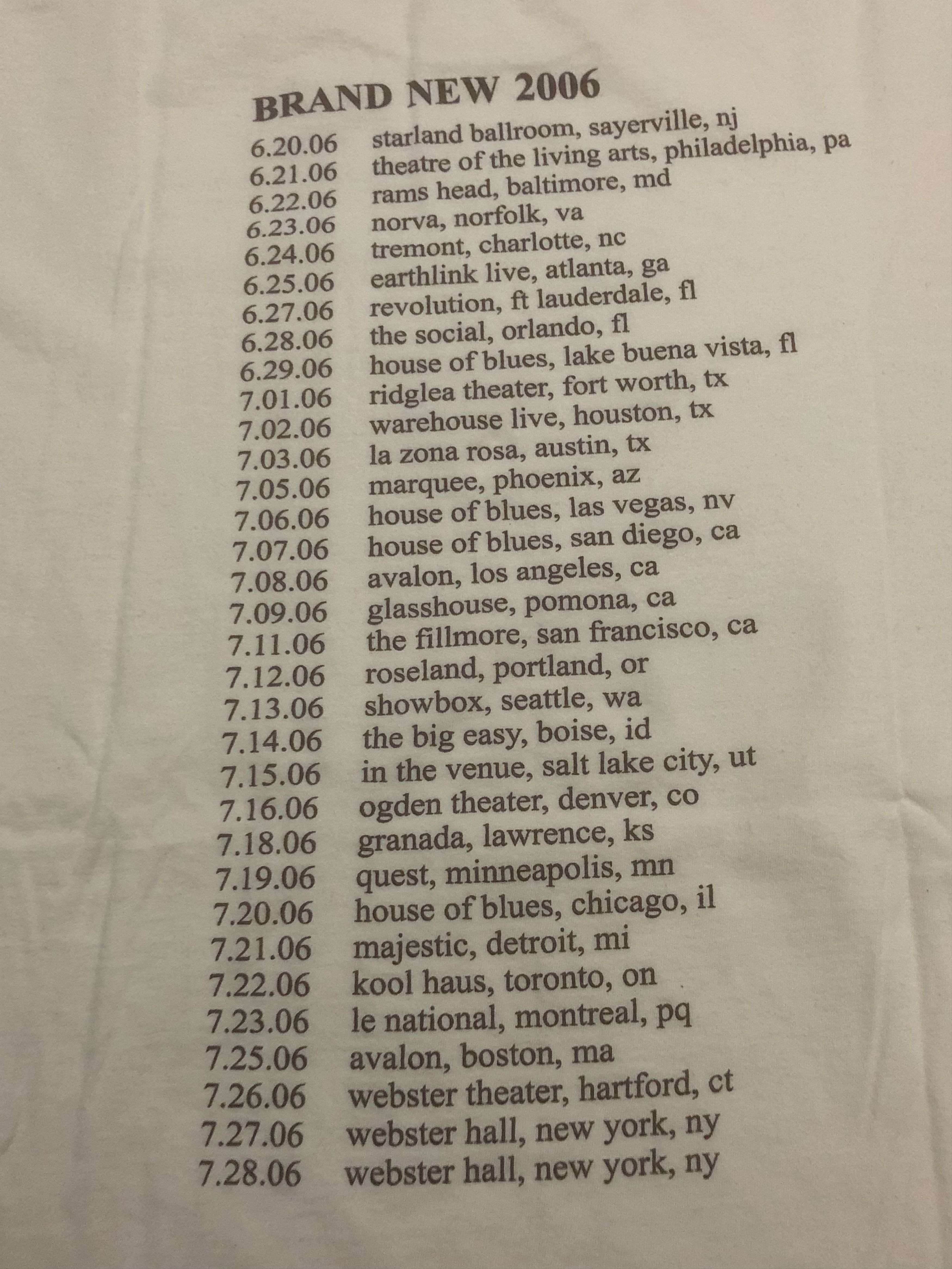 Band Tees Vintage Brand New Band Tour Tshirt Size US M / EU 48-50 / 2 - 6 Thumbnail