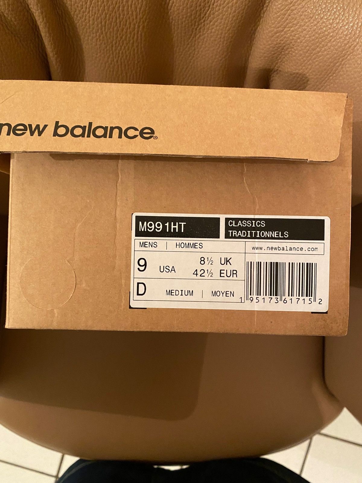 New Balance 991 Made in England x Harris Tweed