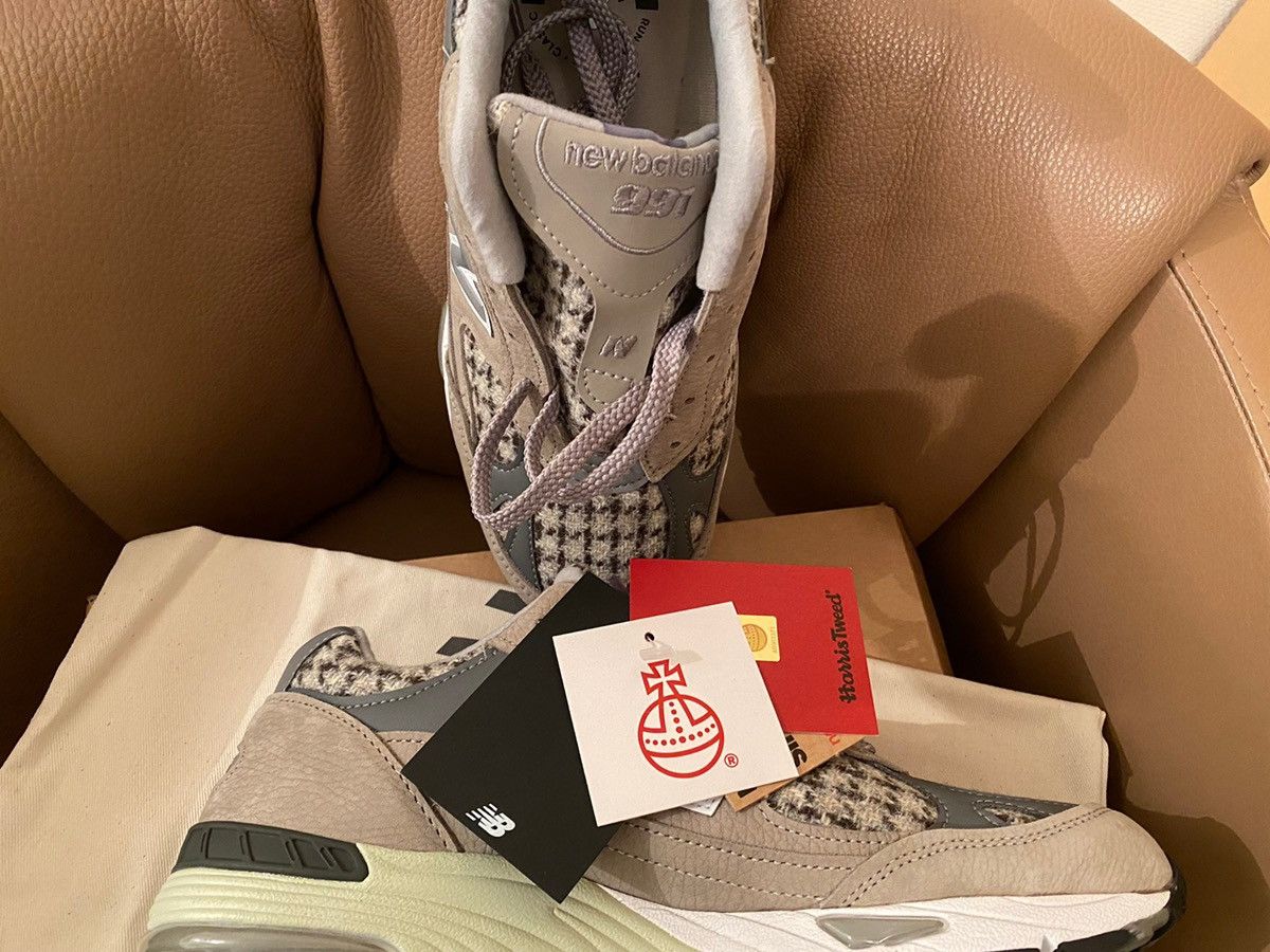 New Balance 991 Made in England x Harris Tweed