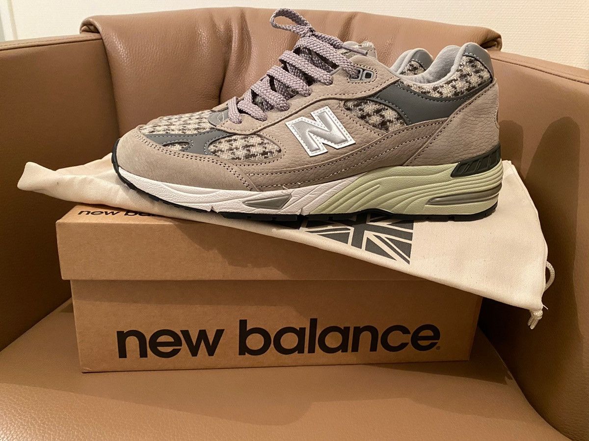 New Balance 991 Made in England x Harris Tweed