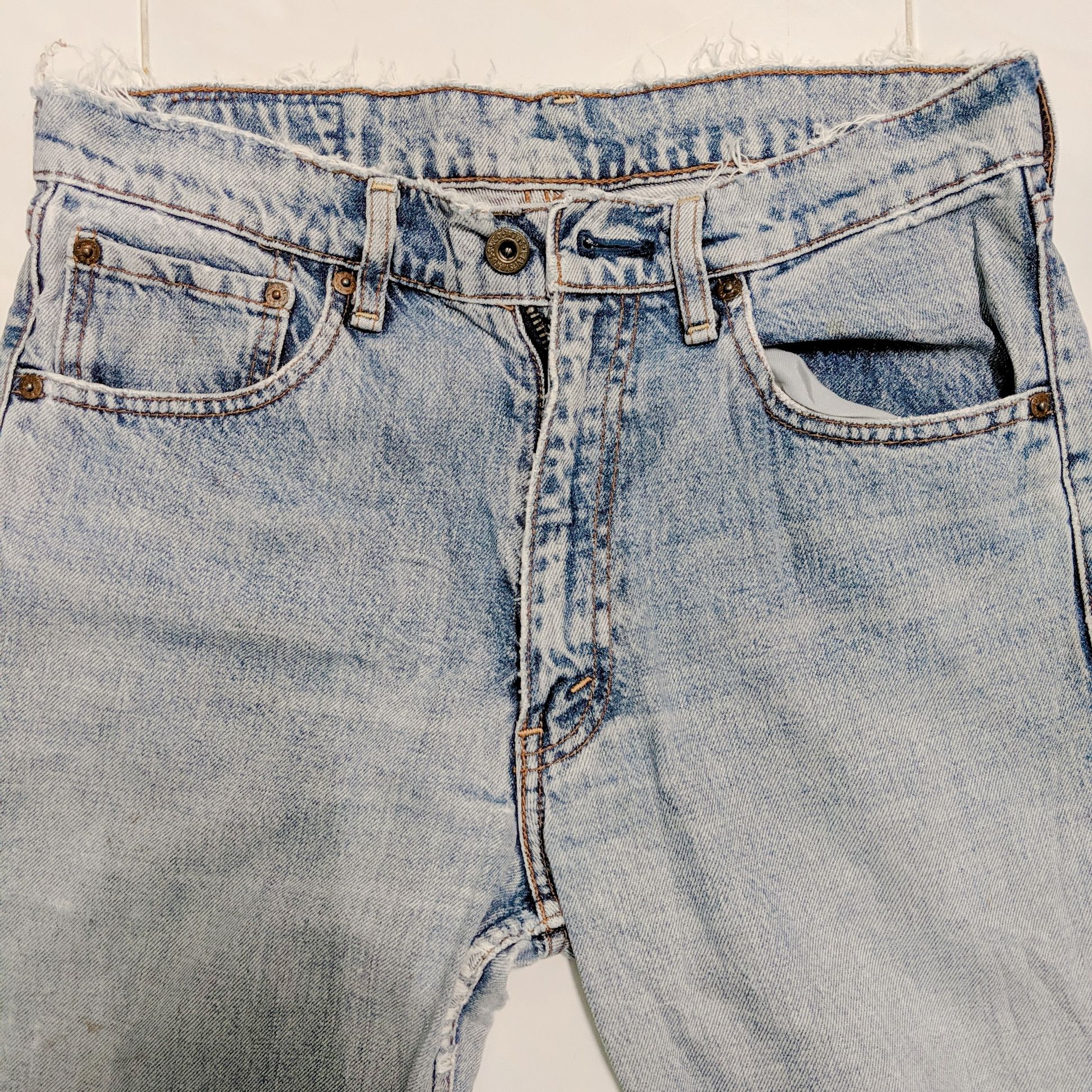 Jean × Levi's × Vintage Vintage Levis Faded Distressed Denim Jean Pants Size US 30 / EU 46 - 2 Thumbnail