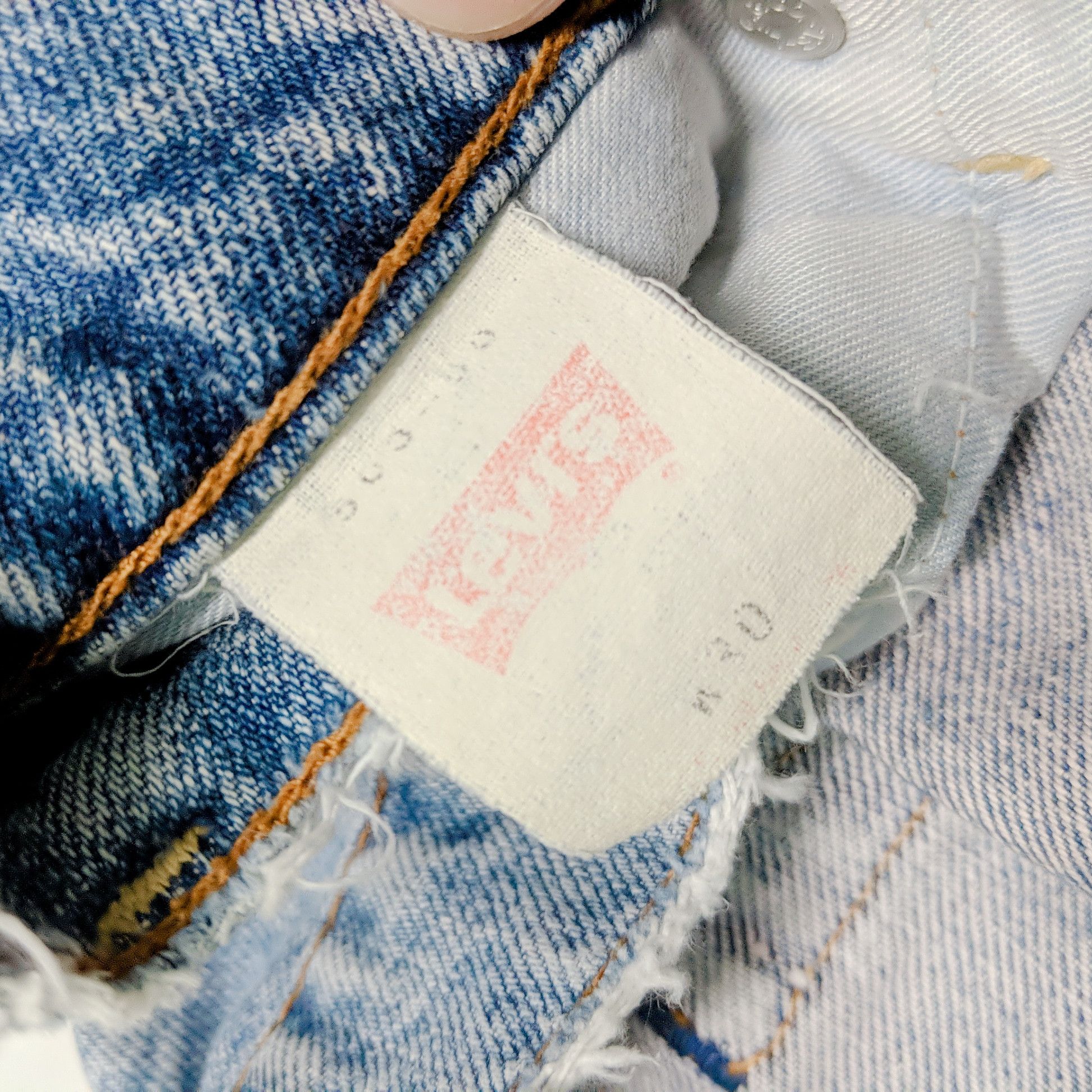 Jean × Levi's × Vintage Vintage Levis Faded Distressed Denim Jean Pants Size US 30 / EU 46 - 5 Thumbnail