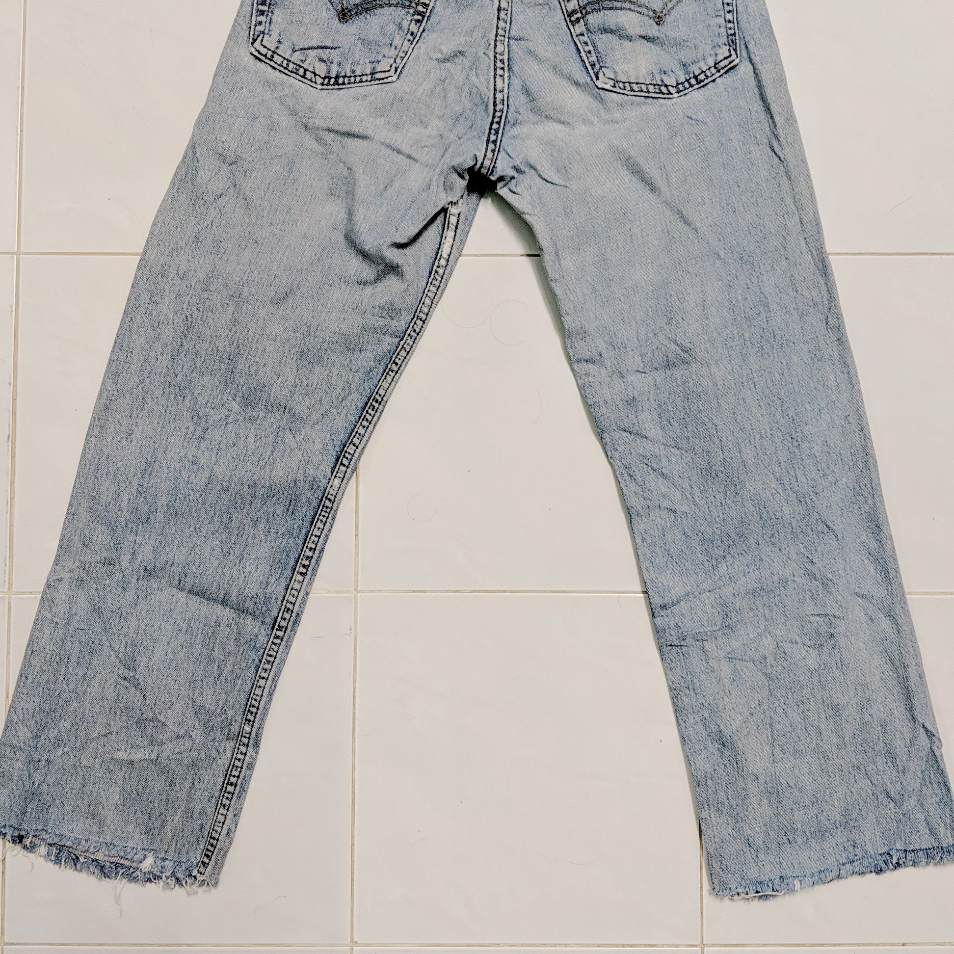 Jean × Levi's × Vintage Vintage Levis Faded Distressed Denim Jean Pants Size US 30 / EU 46 - 13 Thumbnail