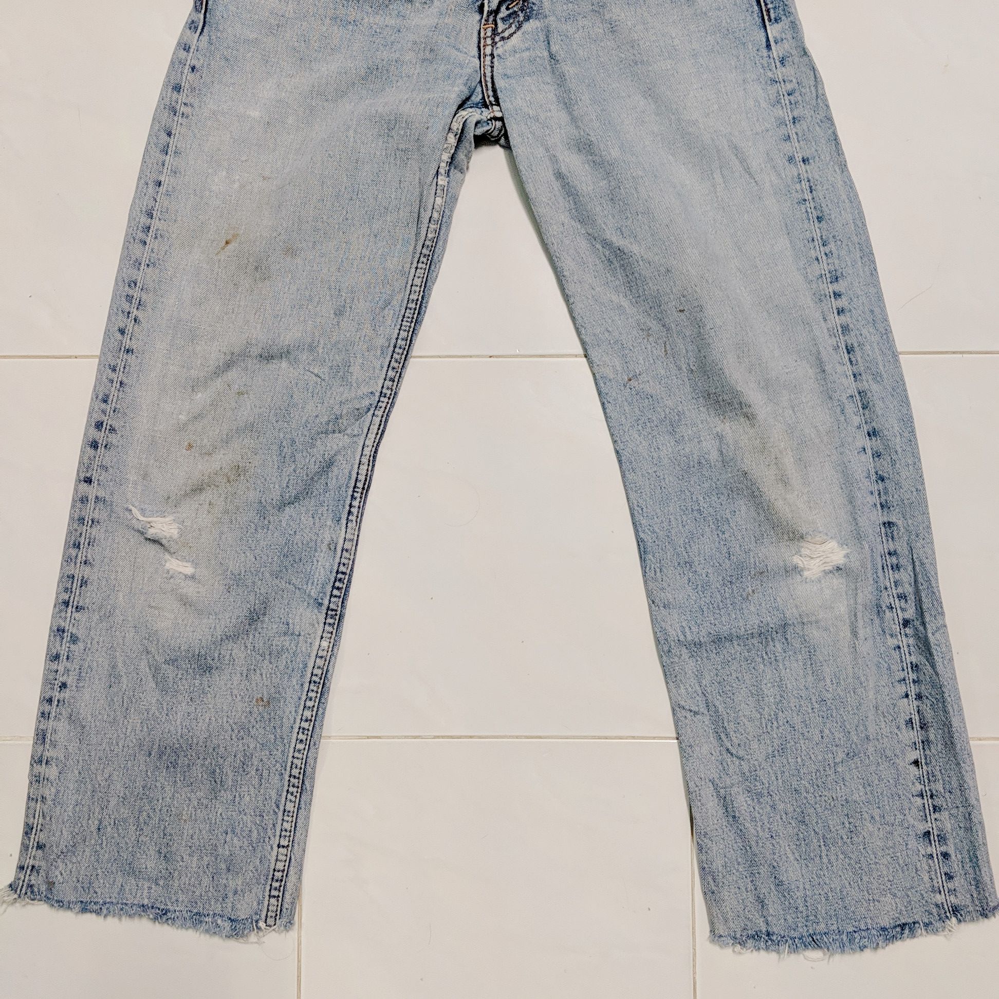 Jean × Levi's × Vintage Vintage Levis Faded Distressed Denim Jean Pants Size US 30 / EU 46 - 4 Thumbnail