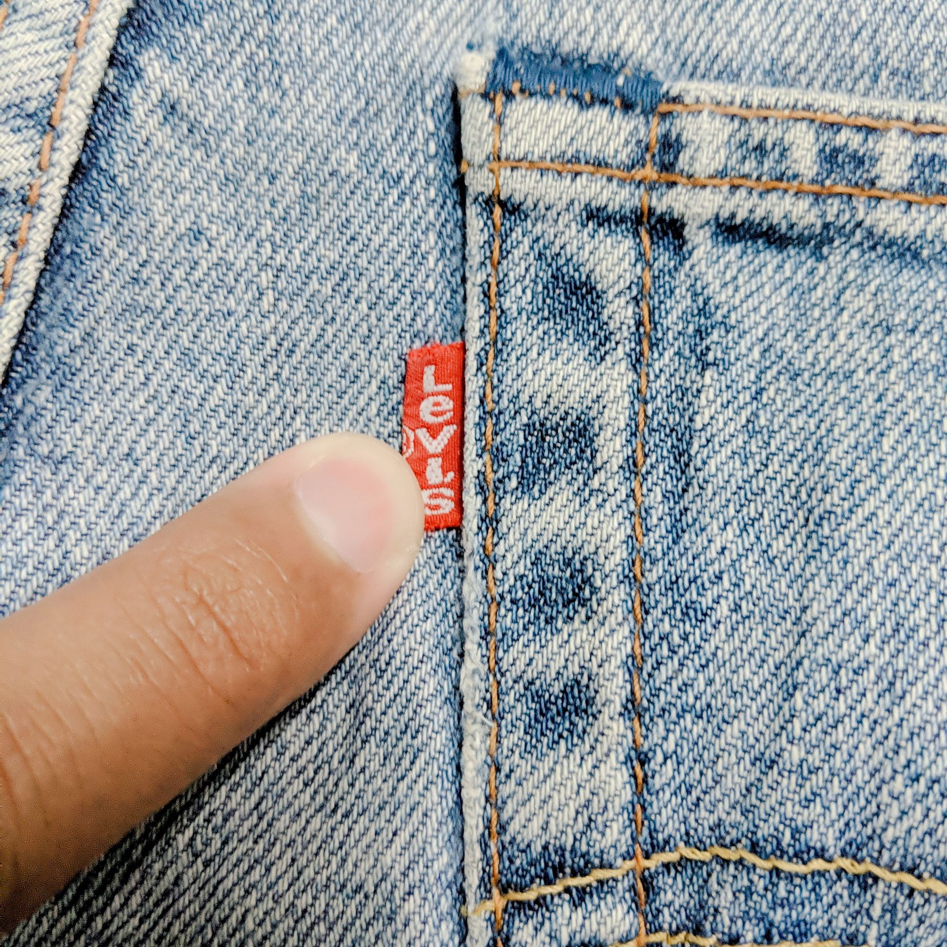 Jean × Levi's × Vintage Vintage Levis Faded Distressed Denim Jean Pants Size US 30 / EU 46 - 8 Thumbnail