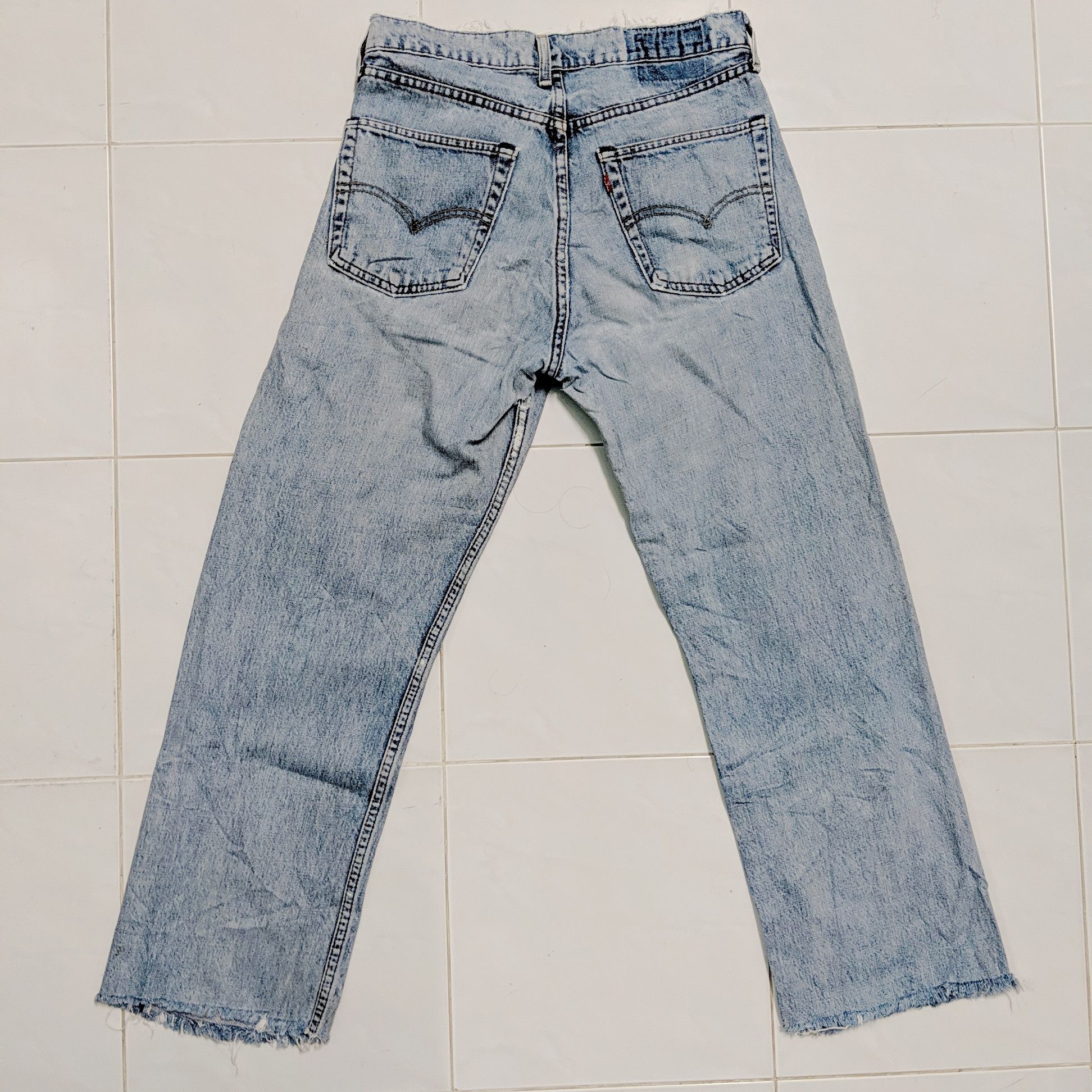 Jean × Levi's × Vintage Vintage Levis Faded Distressed Denim Jean Pants Size US 30 / EU 46 - 12 Thumbnail