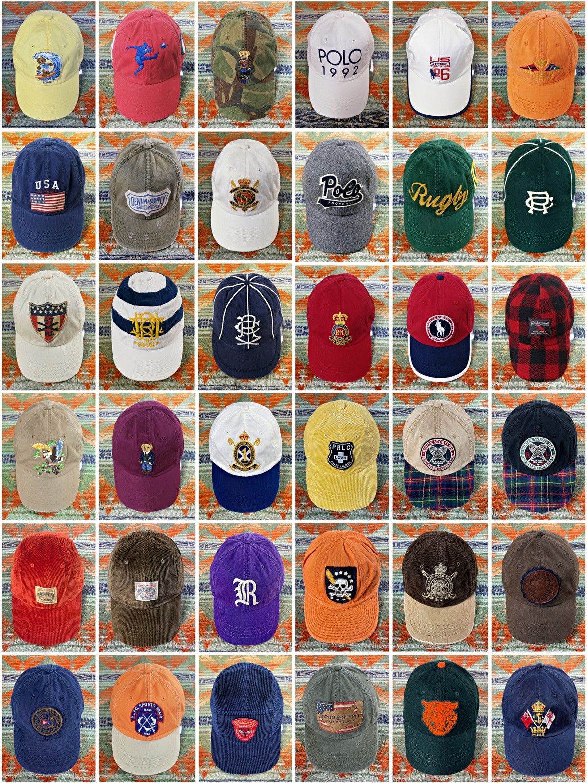 Polo Ralph Lauren Polo Ralph Lauren Spain Flag Baseball Hat Cap Size ONE SIZE - 9 Thumbnail