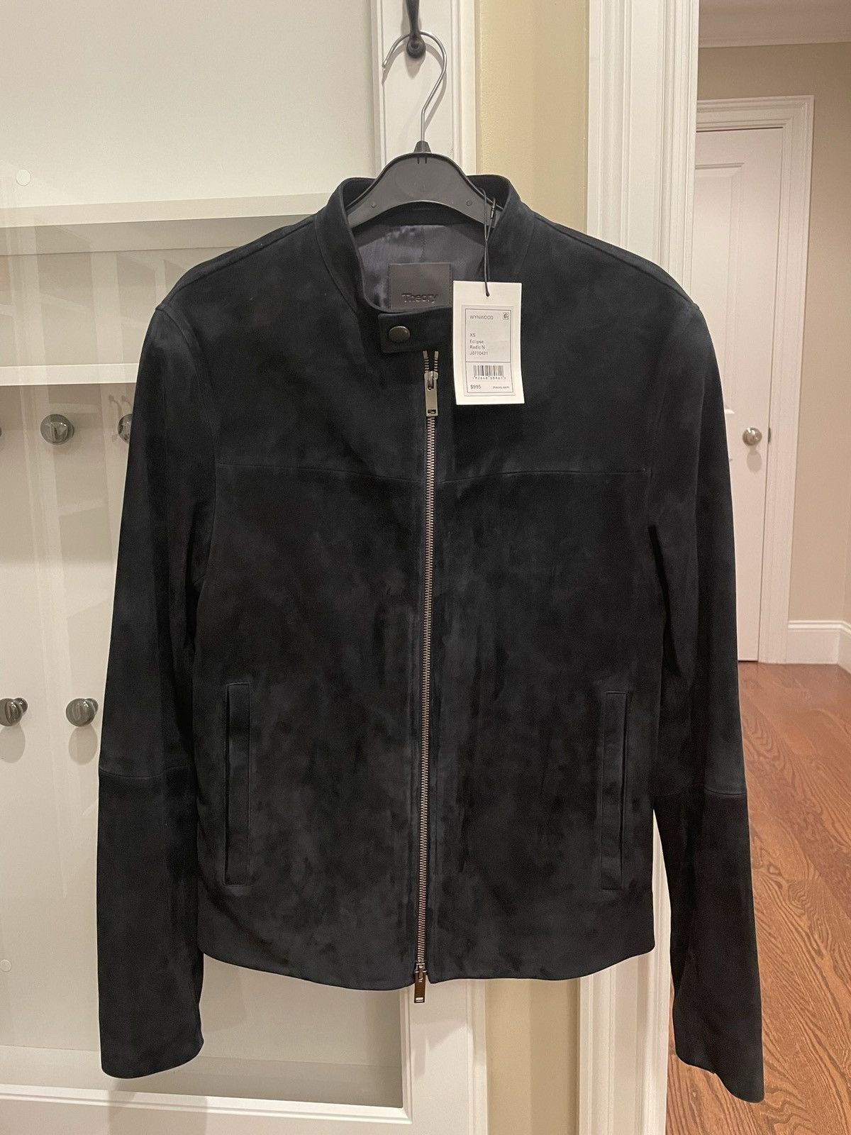 Theory Theory Wynwood Radic Suede Jacket | Grailed