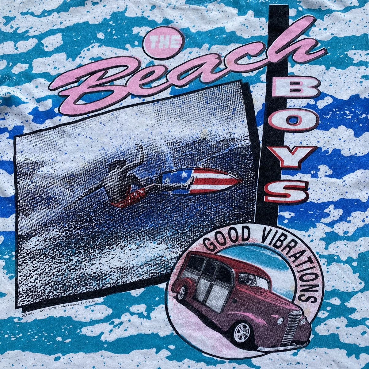 Band Tees VINTAGE 90S THE BEACH BOYS OVP TEE Size US XL / EU 56 / 4 - 4 Thumbnail