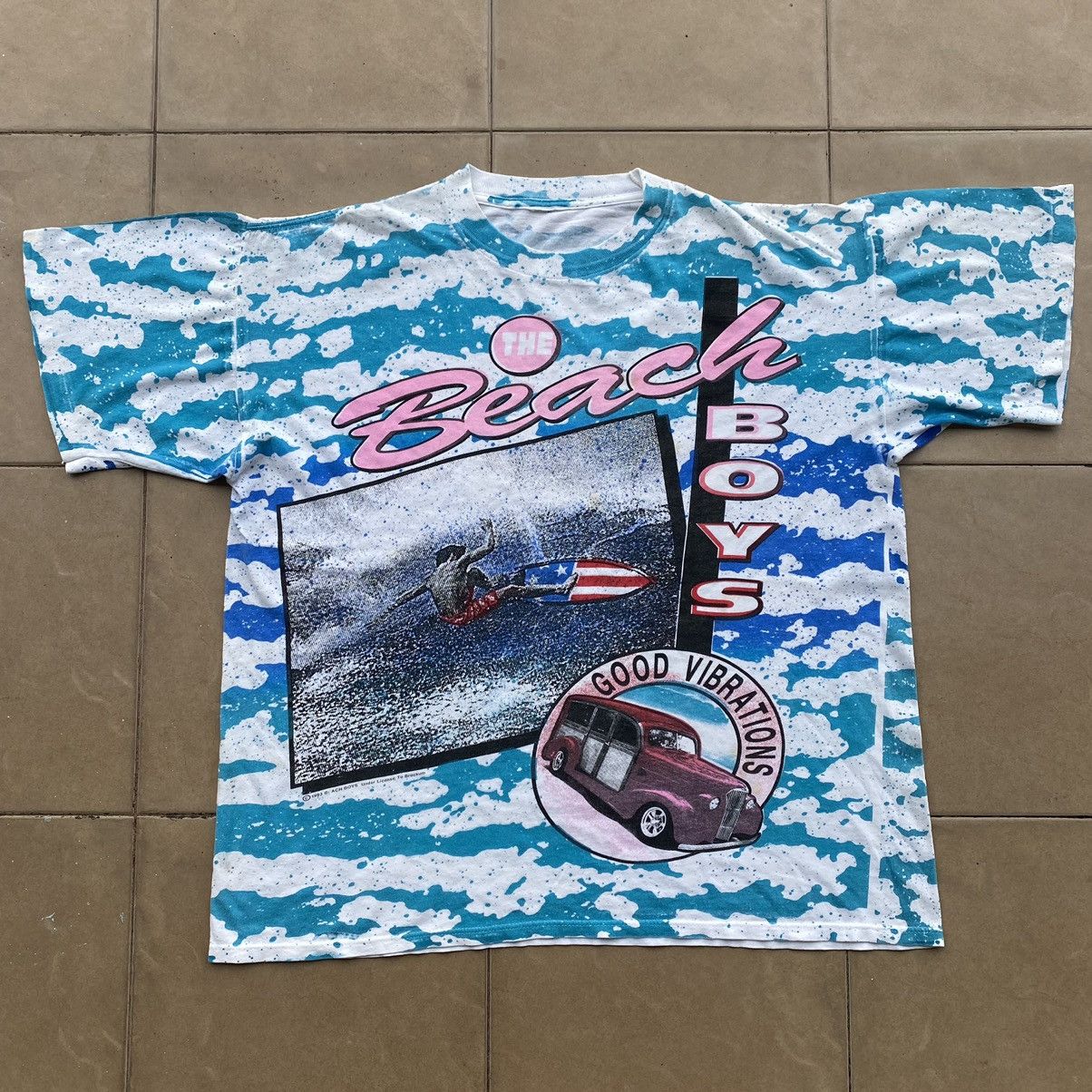 Band Tees VINTAGE 90S THE BEACH BOYS OVP TEE Size US XL / EU 56 / 4 - 1 Thumbnail