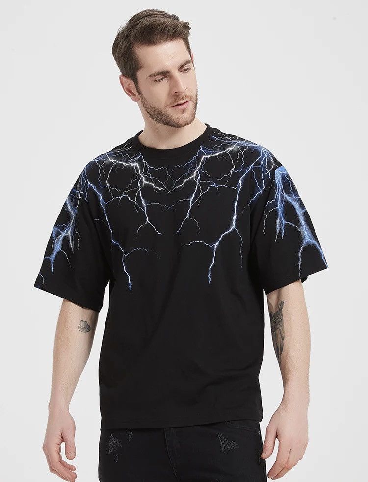 Dark Lightning Printed Tee
