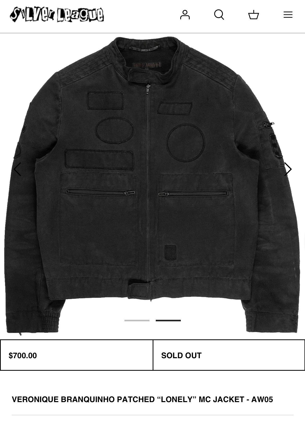 Veronique Branquinho VERONIQUE BRANQUINHO PATCHED “LONELY” MC