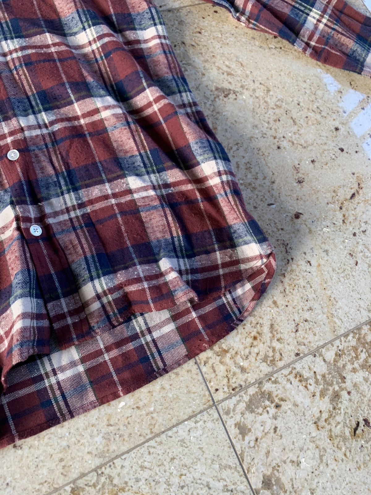 Faith Connexion Fit Check Shirt in Burgundy Size US S / EU 44-46 / 1 - 6 Thumbnail