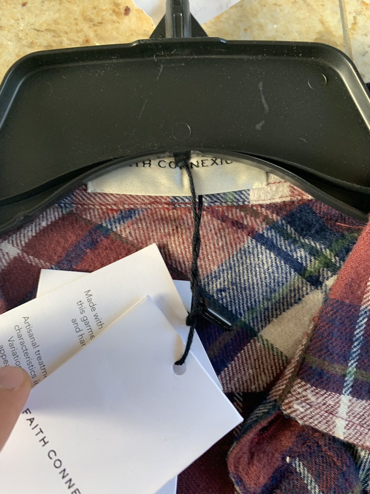 Faith Connexion Fit Check Shirt in Burgundy Size US S / EU 44-46 / 1 - 9 Thumbnail