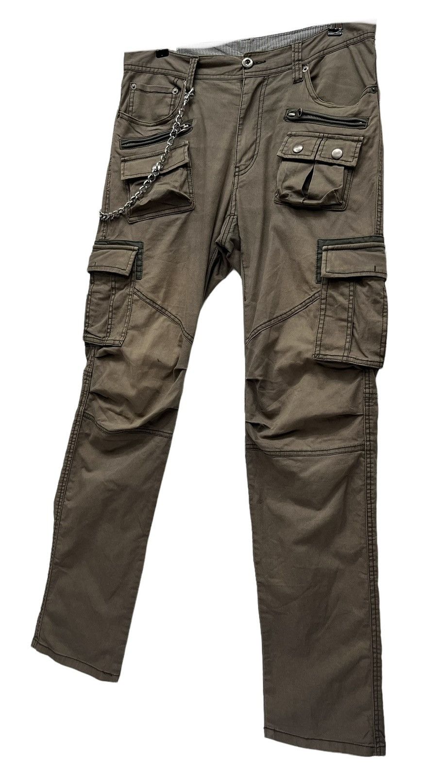 Self Edge RUPERT Sun Faded Rusty Erd Grunge Tactical Punk Slim Cargo Size US 31 - 3 Thumbnail
