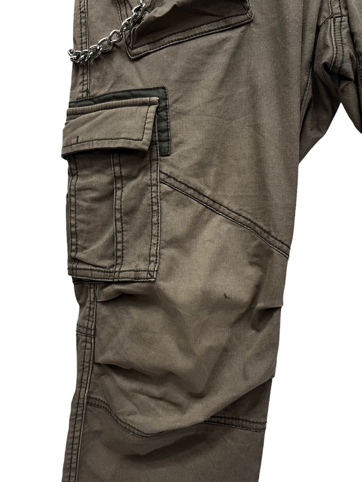 Self Edge RUPERT Sun Faded Rusty Erd Grunge Tactical Punk Slim Cargo Size US 31 - 5 Thumbnail