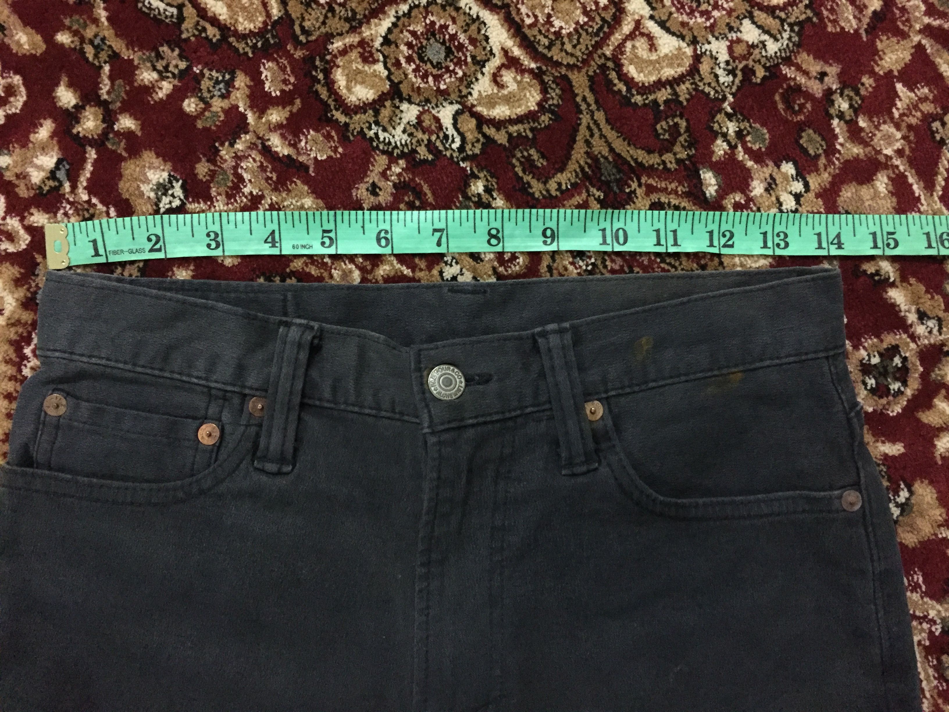 Skull Jeans by an Alchemist Moleskin wash Denim Size US 28 / EU 44 - 10 Thumbnail