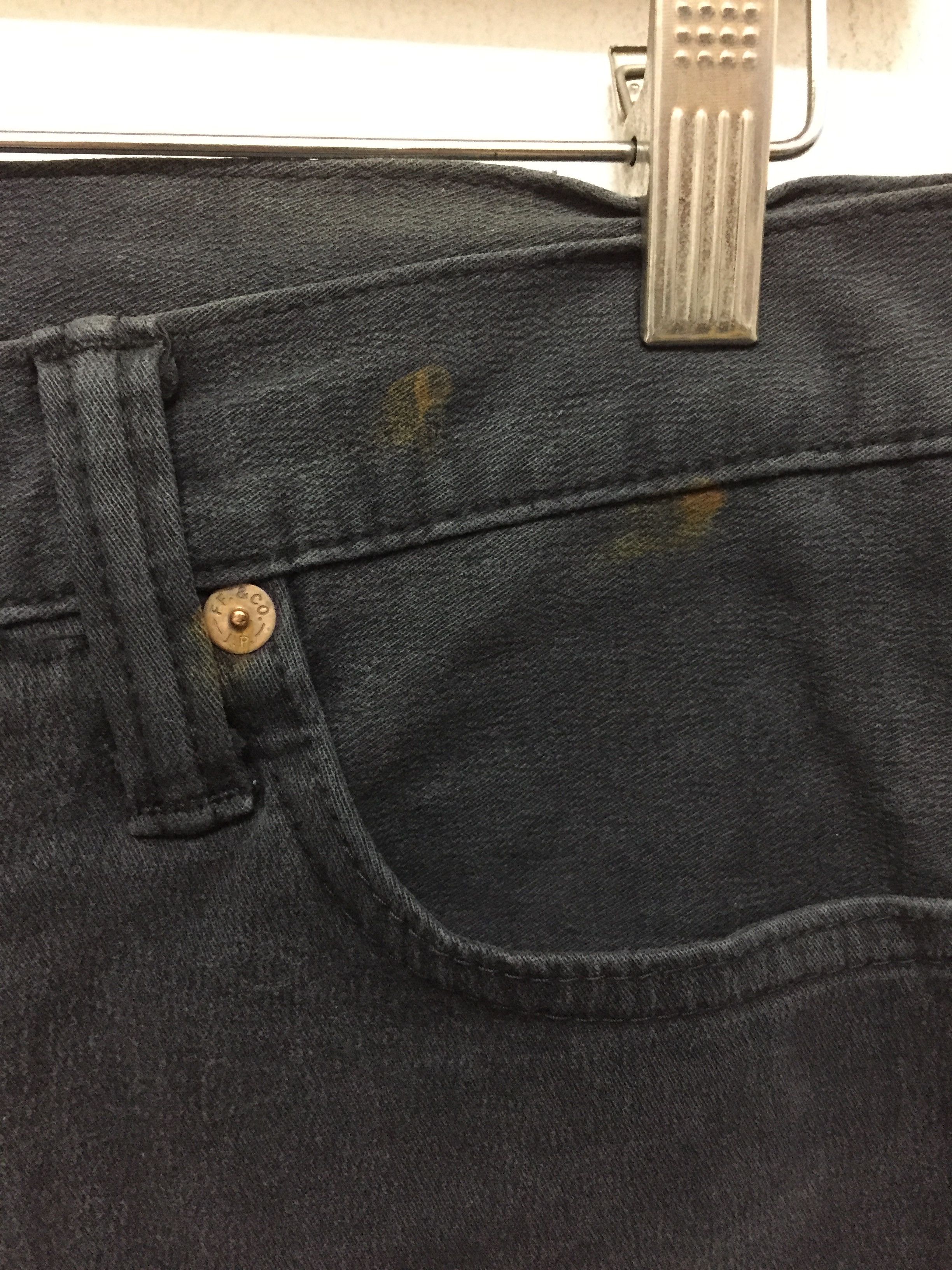 Skull Jeans by an Alchemist Moleskin wash Denim Size US 28 / EU 44 - 6 Thumbnail