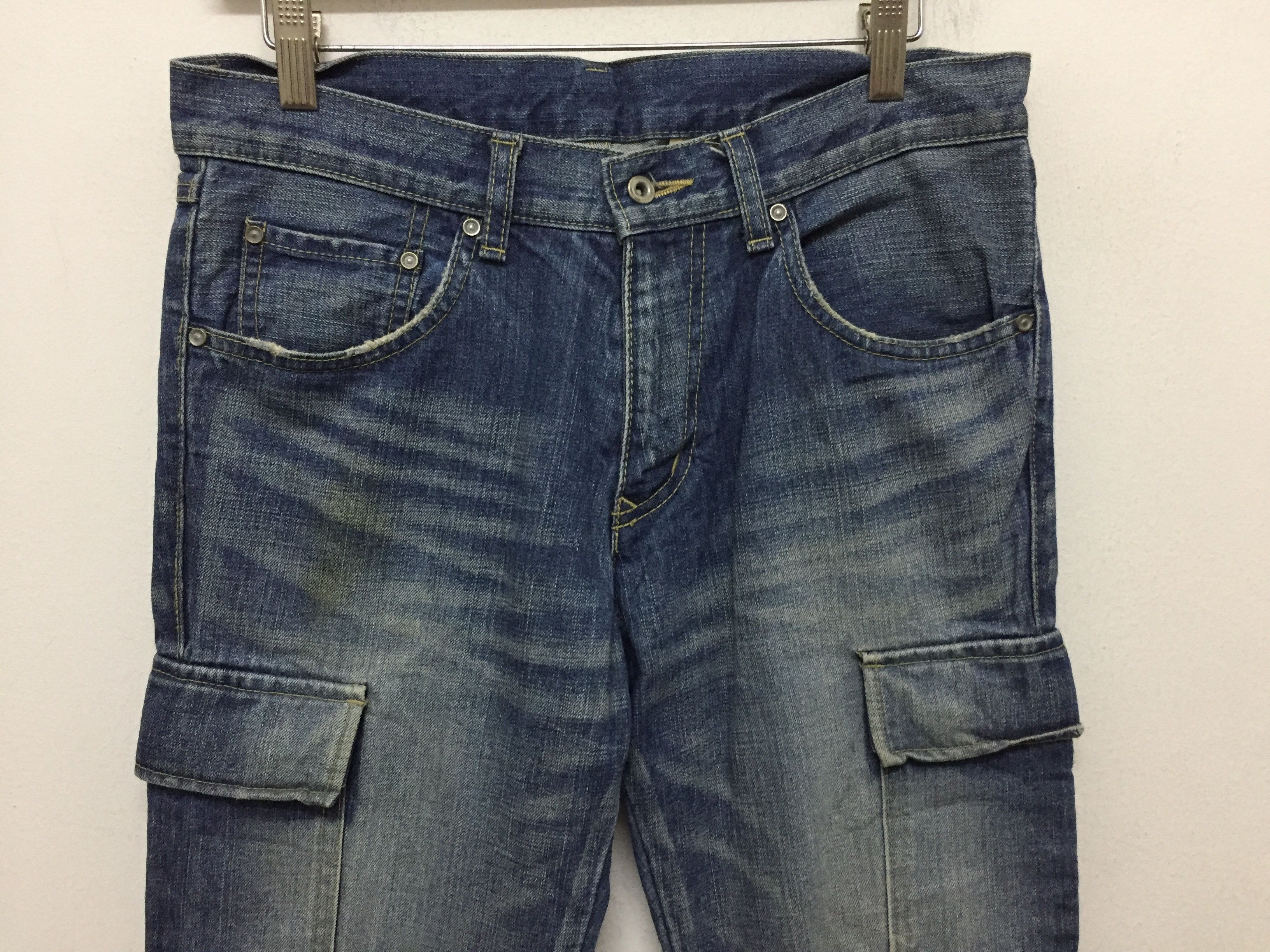 45rpm ABAHOUSE 9 Multipocket Cargo denim Made in Japan Size US 30 / EU 46 - 3 Thumbnail