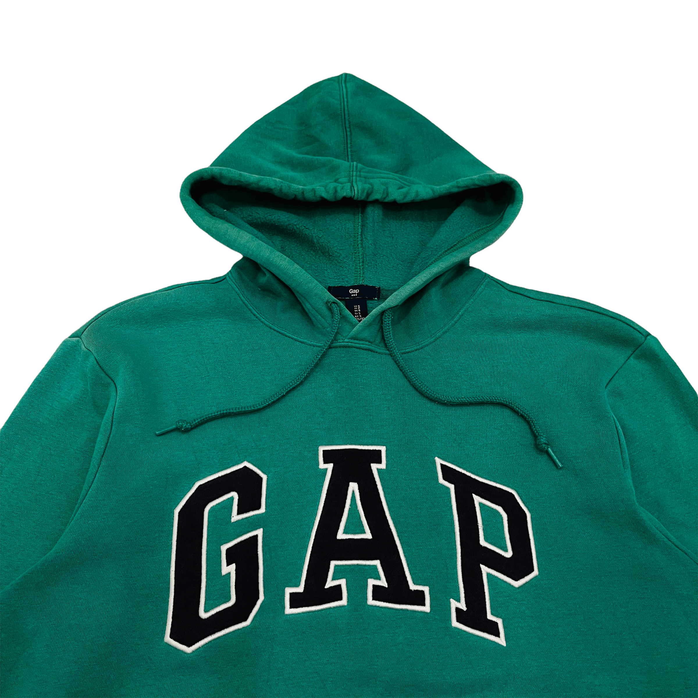 Gap Gap Spellout Green Hoodie Size US S / EU 44-46 / 1 - 2 Thumbnail