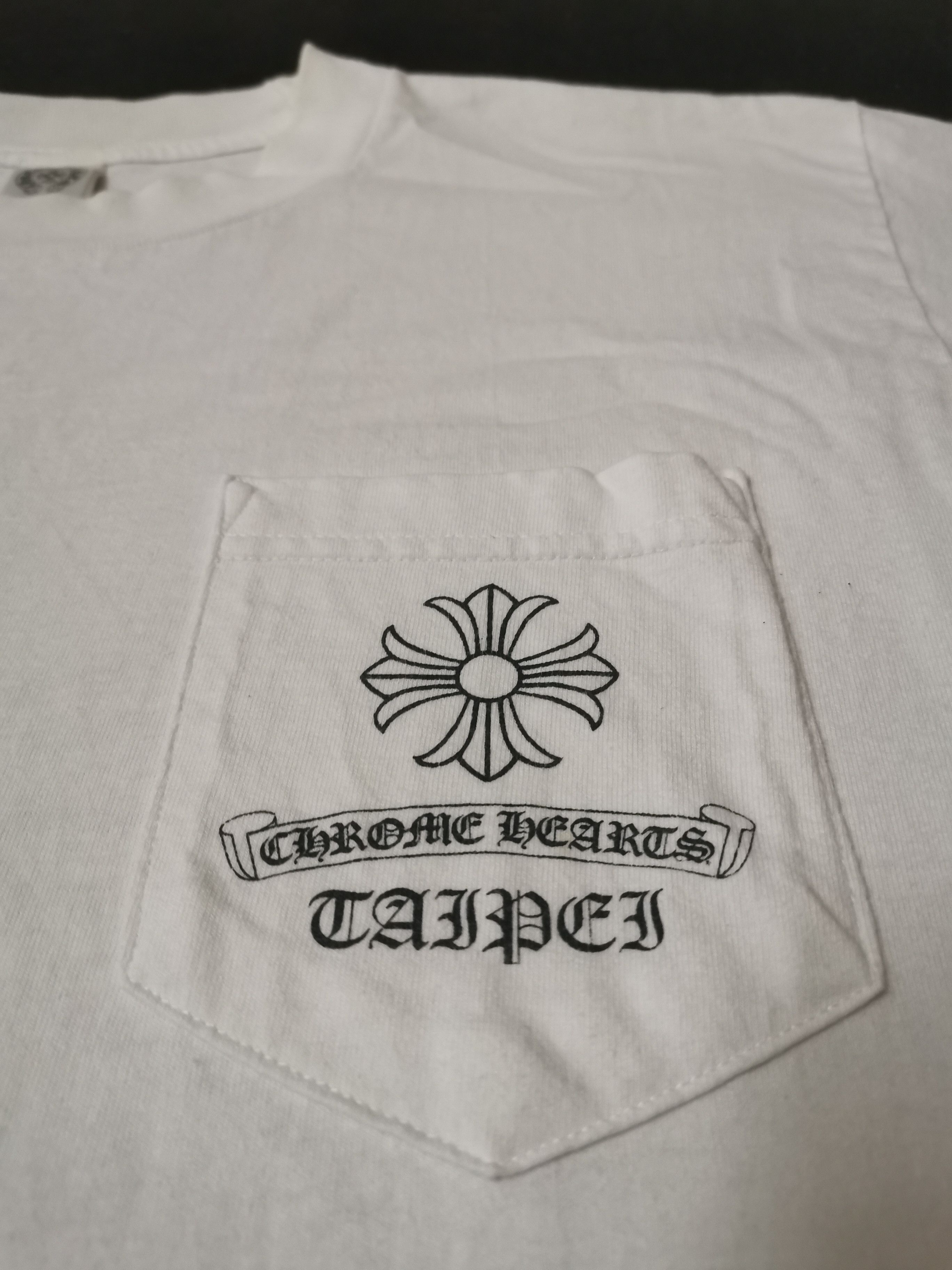 Chrome Hearts Chrome Hearts Taipei Pocket Tee Size US M / EU 48-50 / 2 - 3 Thumbnail