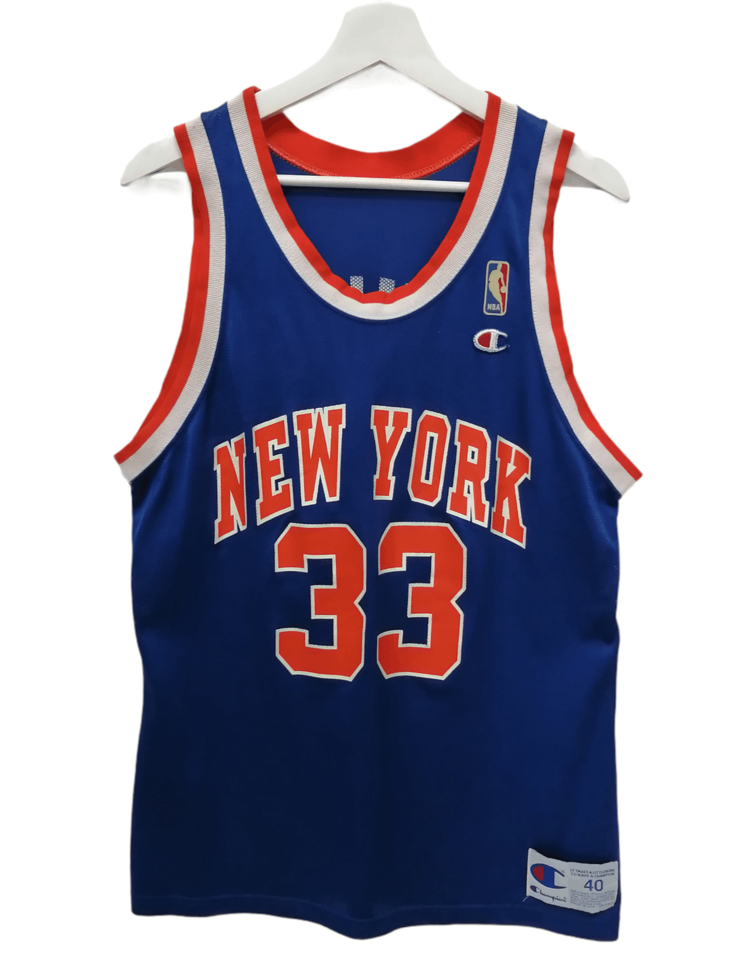 Vintage CHAMPION NBA New York EWING #33 Jersey