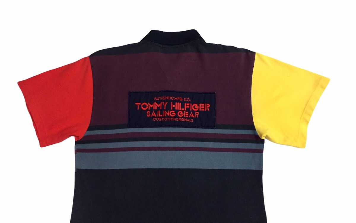 Tommy Hilfiger × Vintage VINTAGE 90s TOMMY HILFIGER SAILING GEAR POLO SHIRT Size US M / EU 48-50 / 2 - 8 Thumbnail