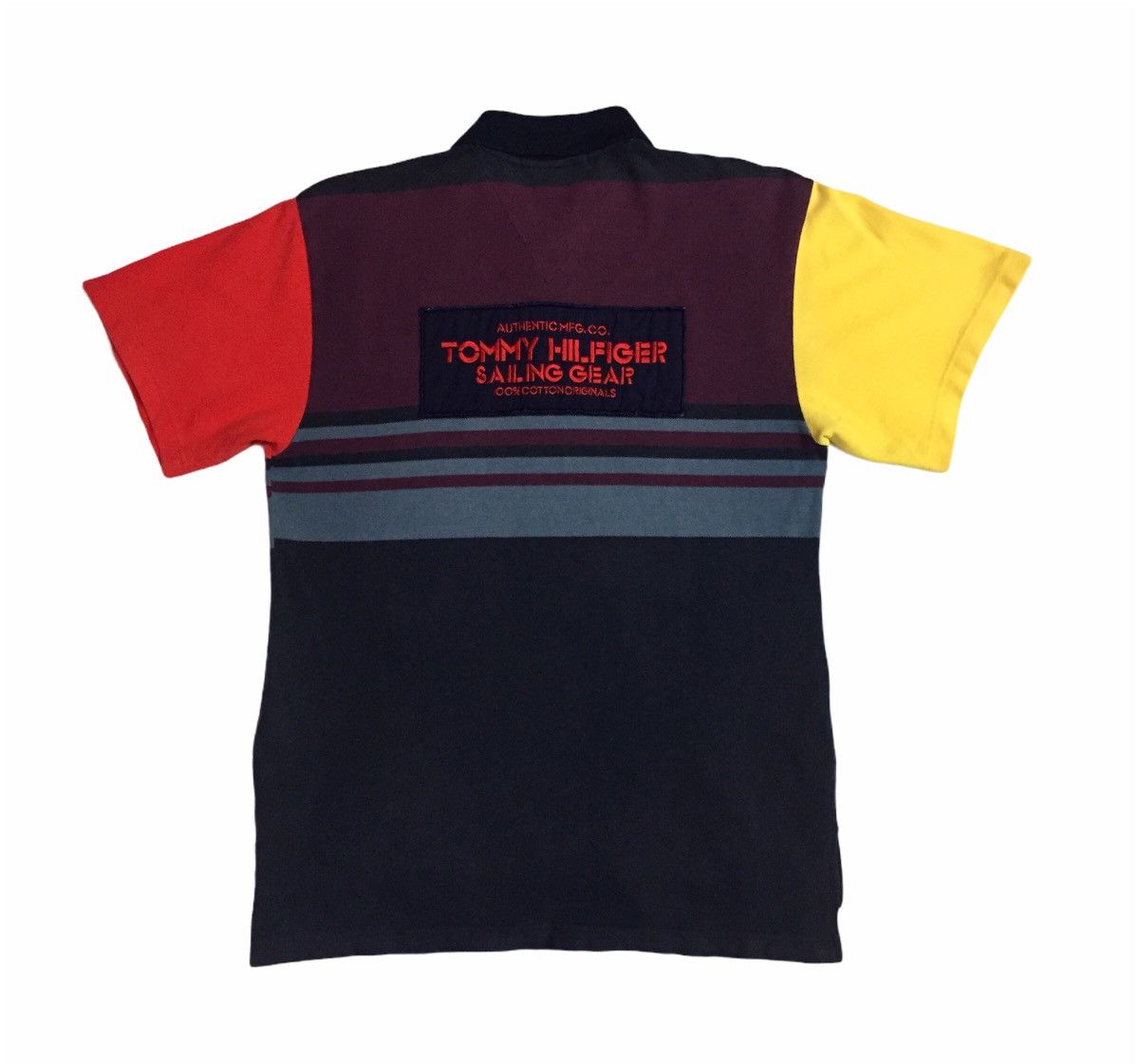 Tommy Hilfiger × Vintage VINTAGE 90s TOMMY HILFIGER SAILING GEAR POLO SHIRT Size US M / EU 48-50 / 2 - 6 Thumbnail