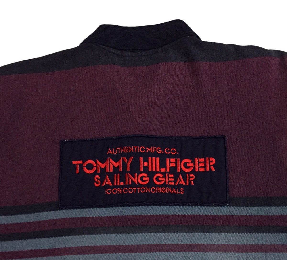 Tommy Hilfiger × Vintage VINTAGE 90s TOMMY HILFIGER SAILING GEAR POLO SHIRT Size US M / EU 48-50 / 2 - 7 Thumbnail