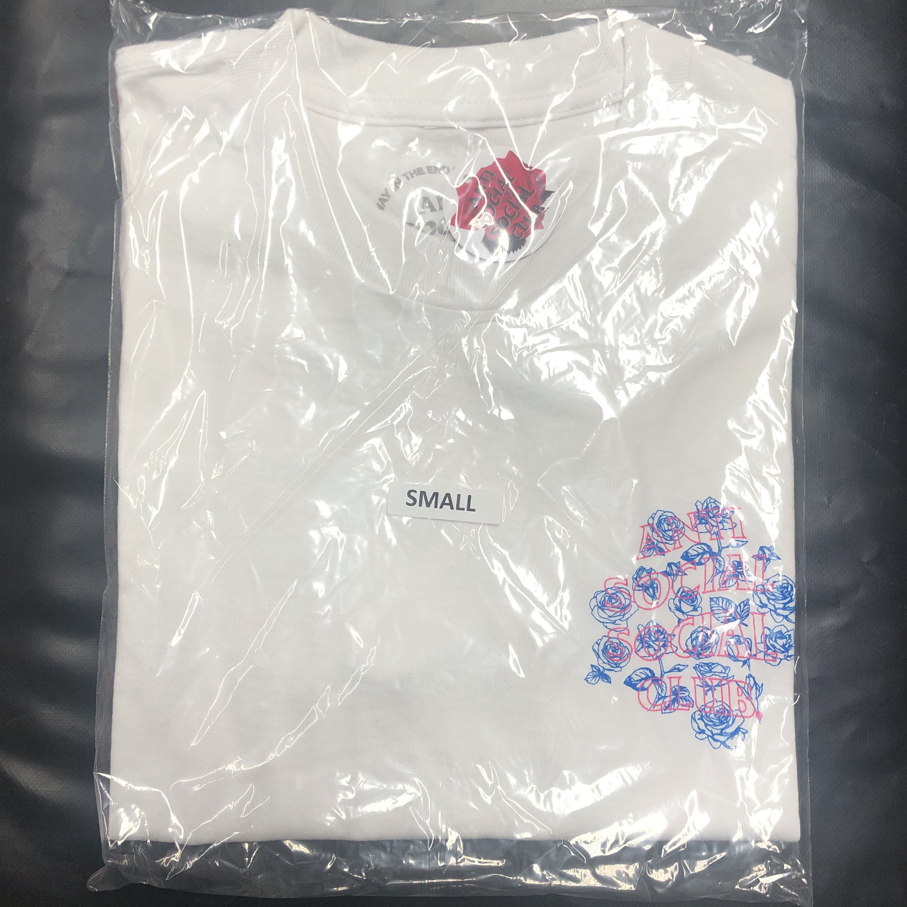 Anti Social Social Club DS outlined ASSC The Strip White Tee BAPE KITH KAWS FOG FTP Size US S / EU 44-46 / 1 - 2 Thumbnail