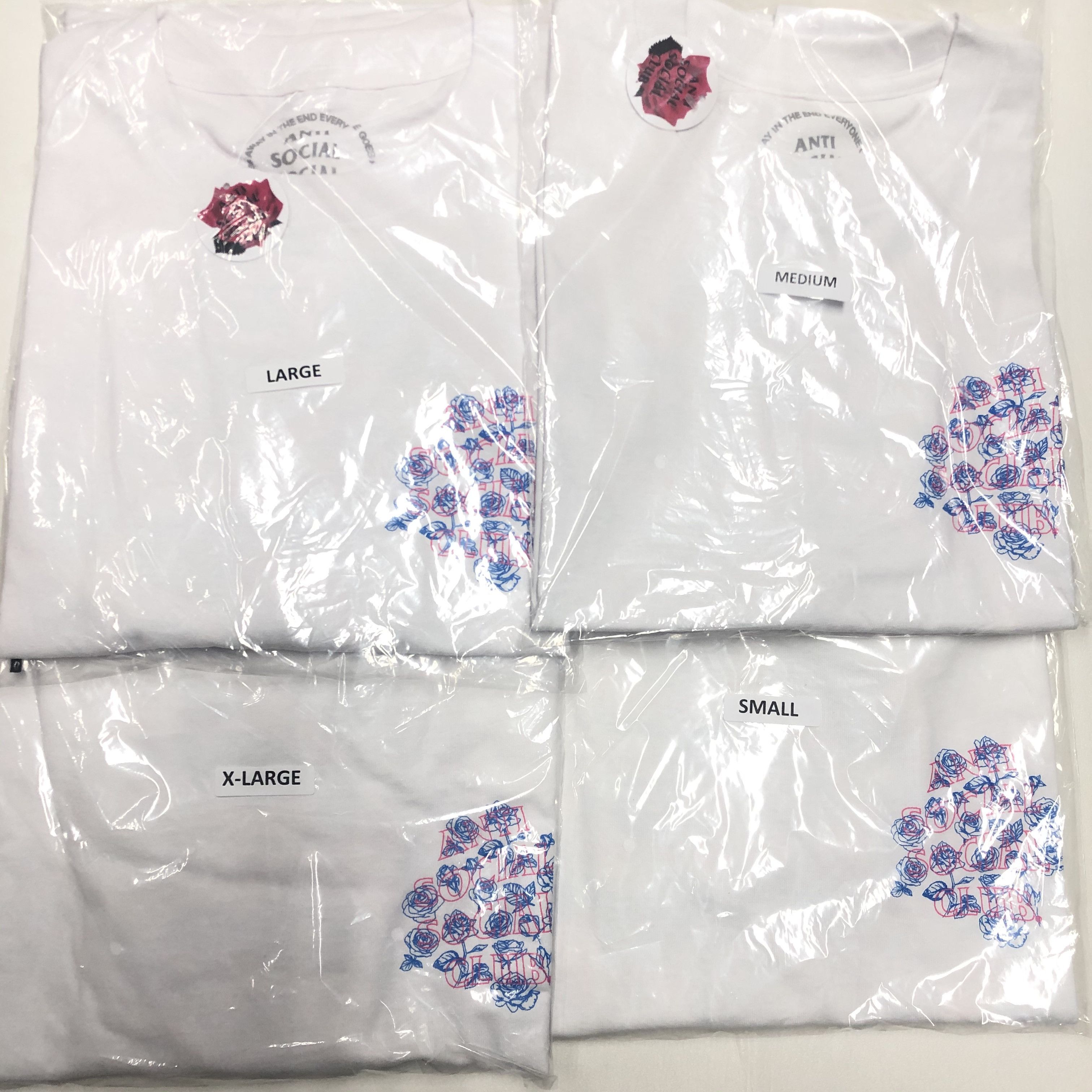 Anti Social Social Club DS outlined ASSC The Strip White Tee BAPE KITH KAWS FOG FTP Size US S / EU 44-46 / 1 - 7 Thumbnail