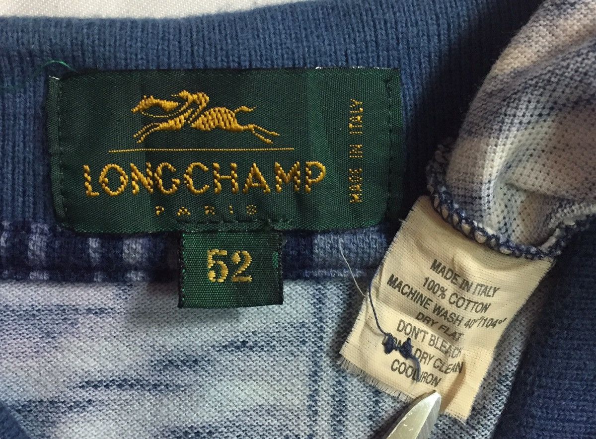 Longchamp × Vintage VINTAGE 90s LONGCHAMP ITALY LUXURY BRAND POLO SHIRT Size US L / EU 52-54 / 3 - 5 Thumbnail