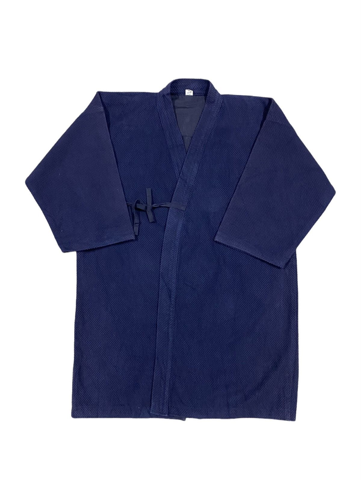 Vtg Hanten Sanjuro Indigo Short Kimono