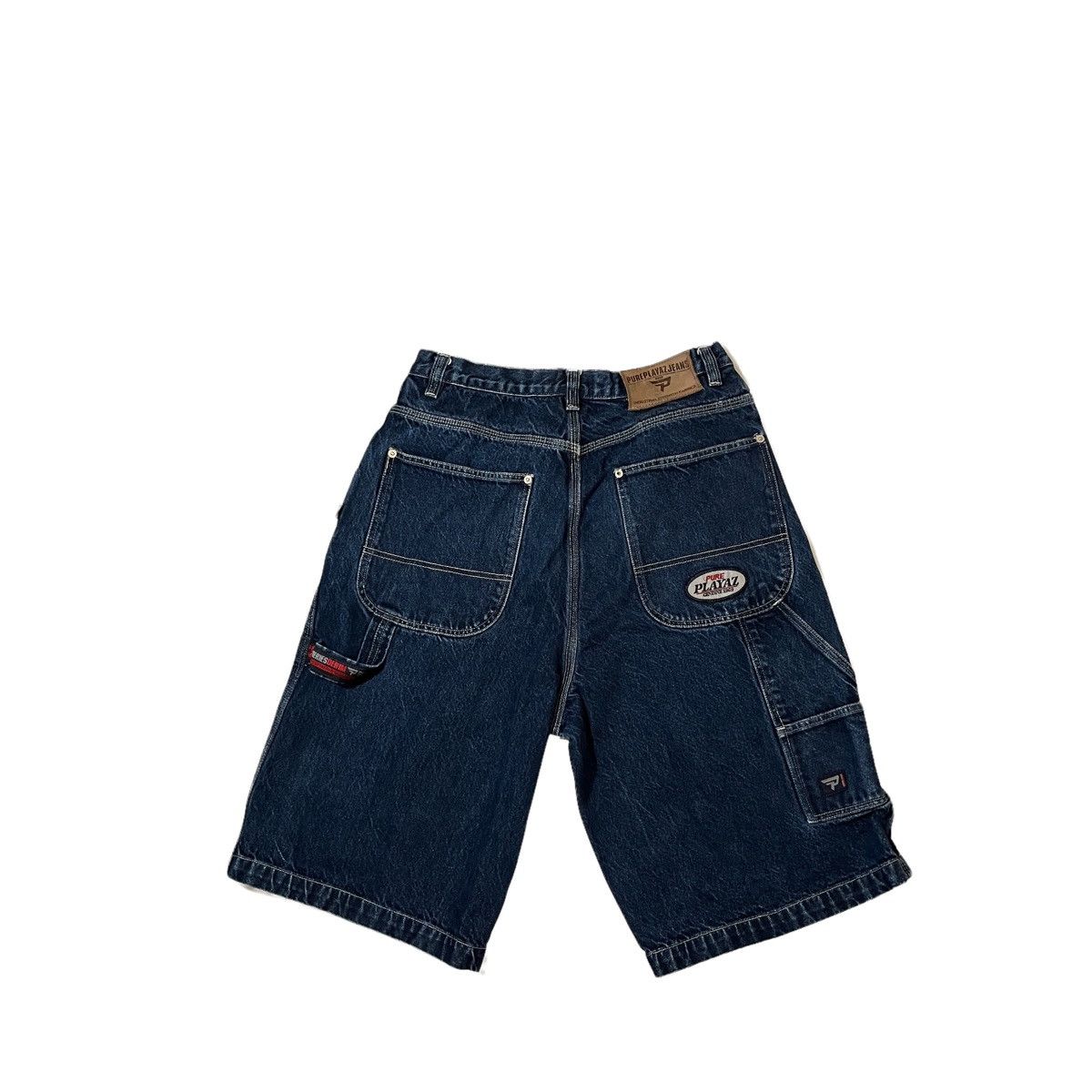 Vintage × Wu-Tang Clan Vintage PurePlayaz Denim Shorts Size US 33 - 4 Thumbnail