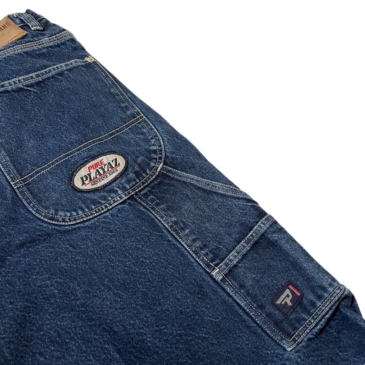 Vintage × Wu-Tang Clan Vintage PurePlayaz Denim Shorts Size US 33 - 6 Thumbnail