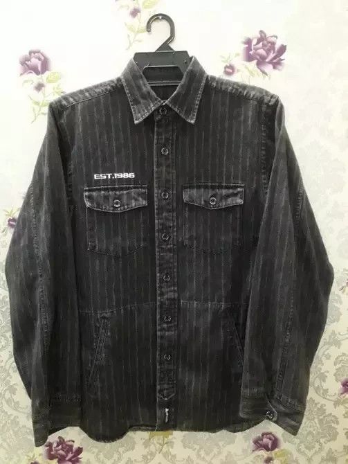 Air walk denim jacket multi pocket