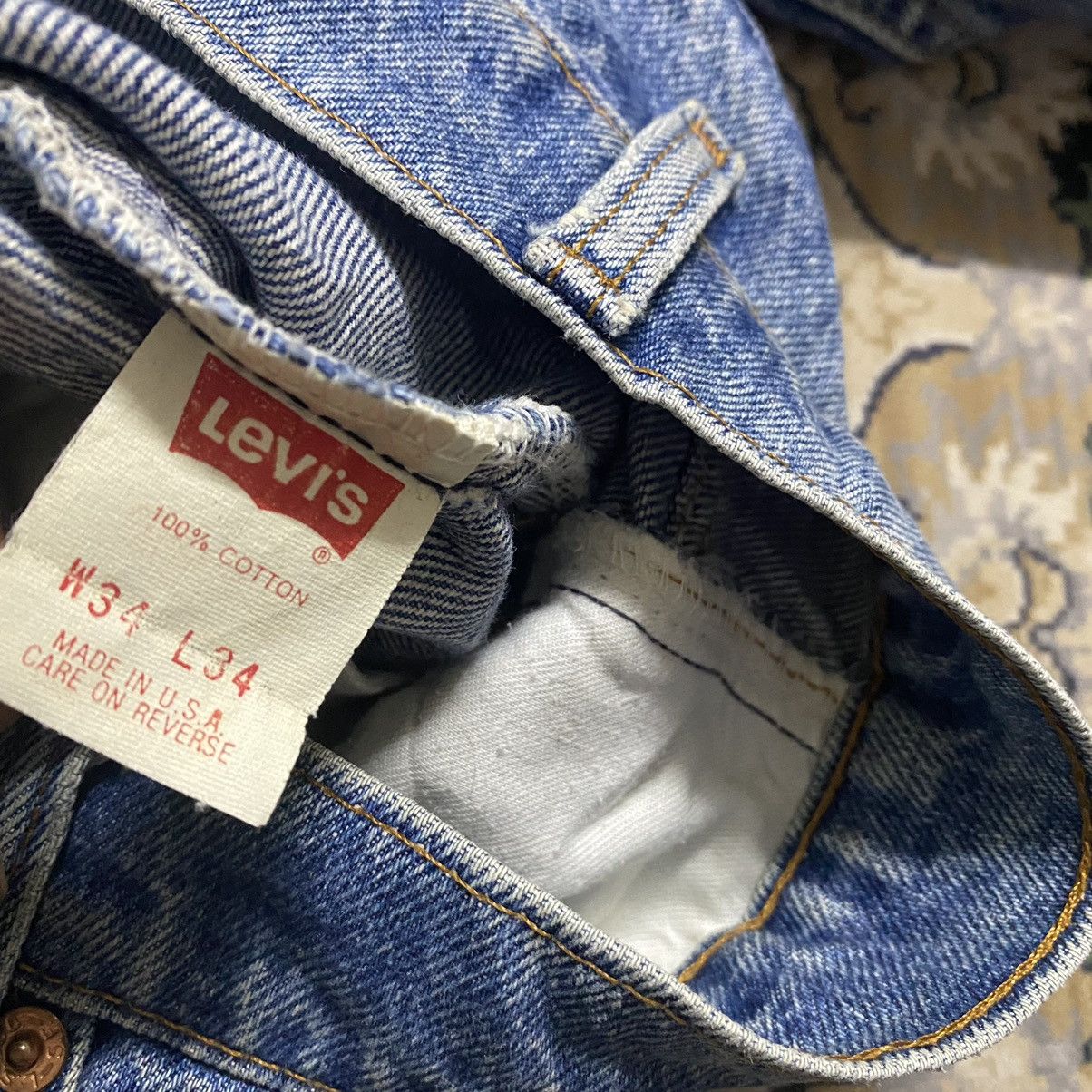 Levi's Vintage 90s Levis 517 Stright Leg Jeans 33x32 Hedi Slimane Size US 33 - 17 Thumbnail