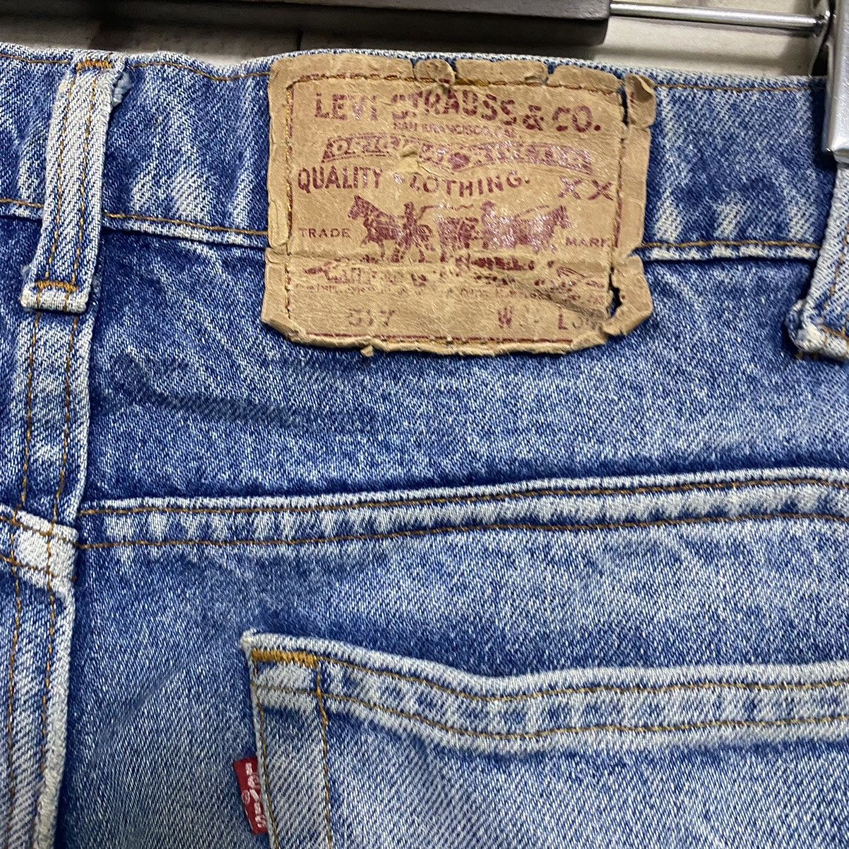 Levi's Vintage 90s Levis 517 Stright Leg Jeans 33x32 Hedi Slimane Size US 33 - 15 Thumbnail