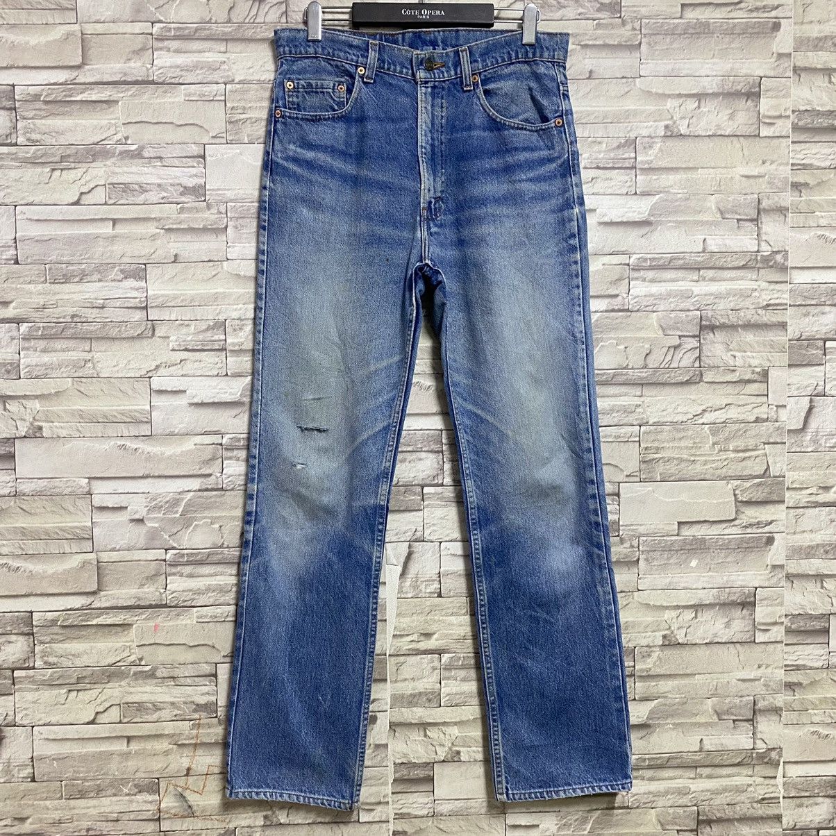Levi's Vintage 90s Levis 517 Stright Leg Jeans 33x32 Hedi Slimane Size US 33 - 3 Thumbnail
