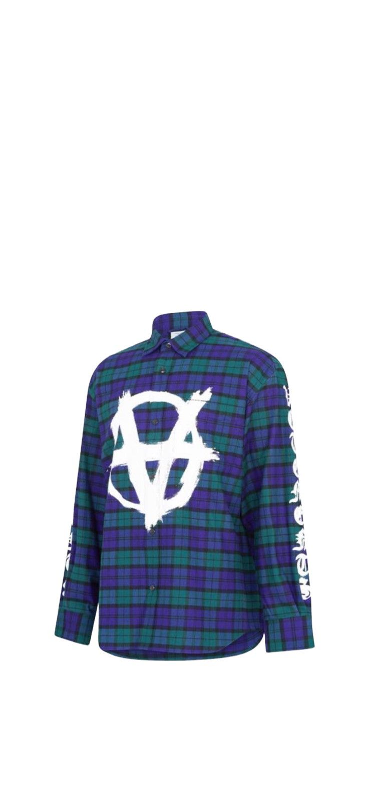 Vetements Vetements Anarchy Flannel Shirt | Grailed