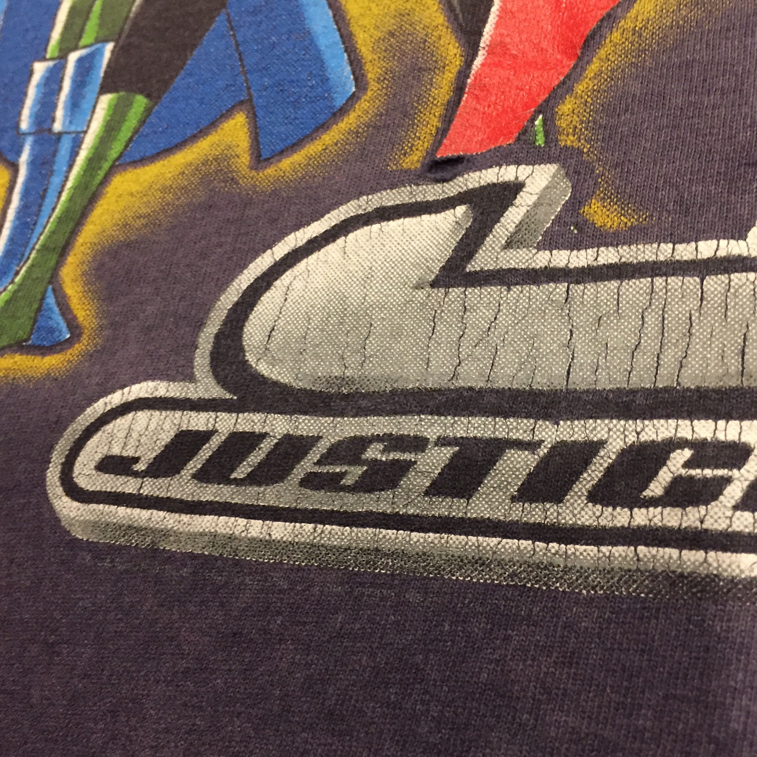 Cartoon Network VINTAGE 00s DISTRESS JUSTICE LEAGUE AMERICAN SERIES TSHIRT Size US L / EU 52-54 / 3 - 4 Thumbnail