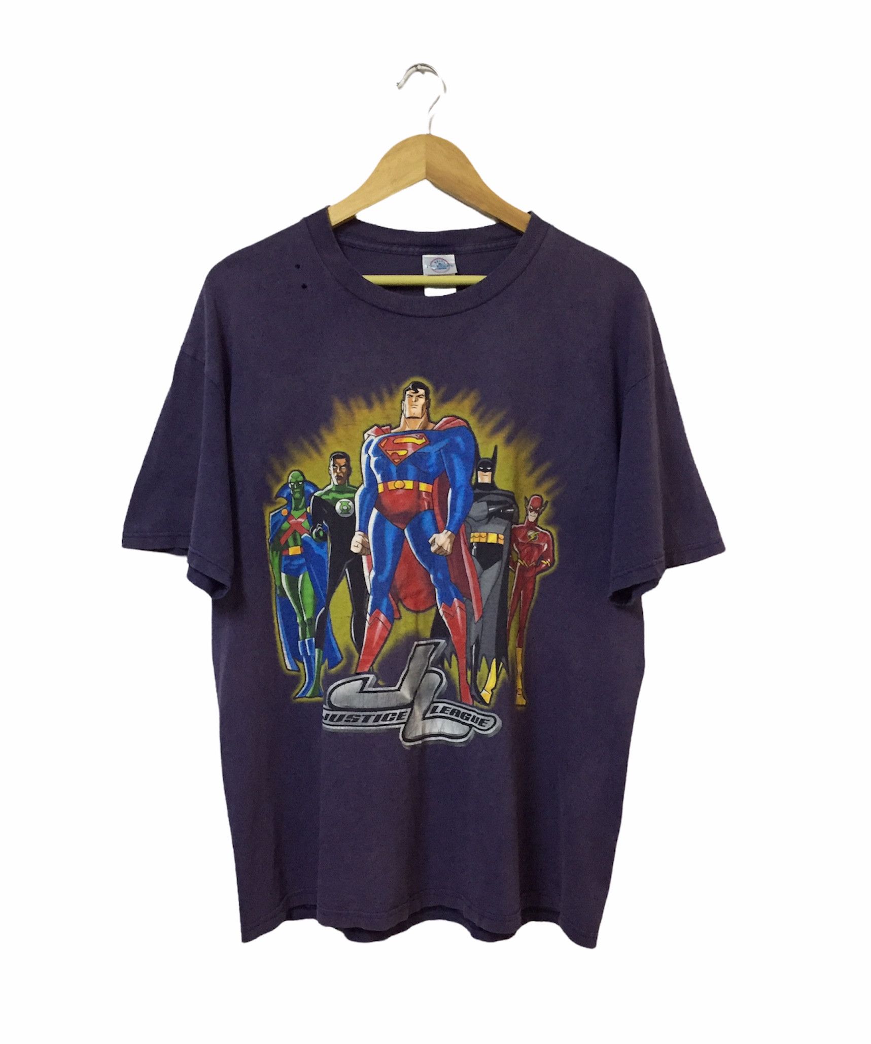 Cartoon Network VINTAGE 00s DISTRESS JUSTICE LEAGUE AMERICAN SERIES TSHIRT Size US L / EU 52-54 / 3 - 1 Thumbnail
